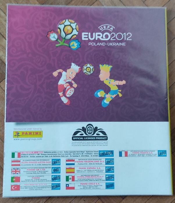 Caderneta Euro 2012