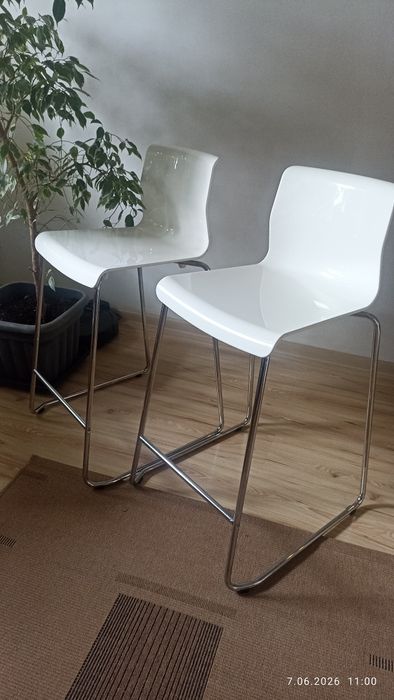 Krzesło barowe hoker Ikea 2 szt