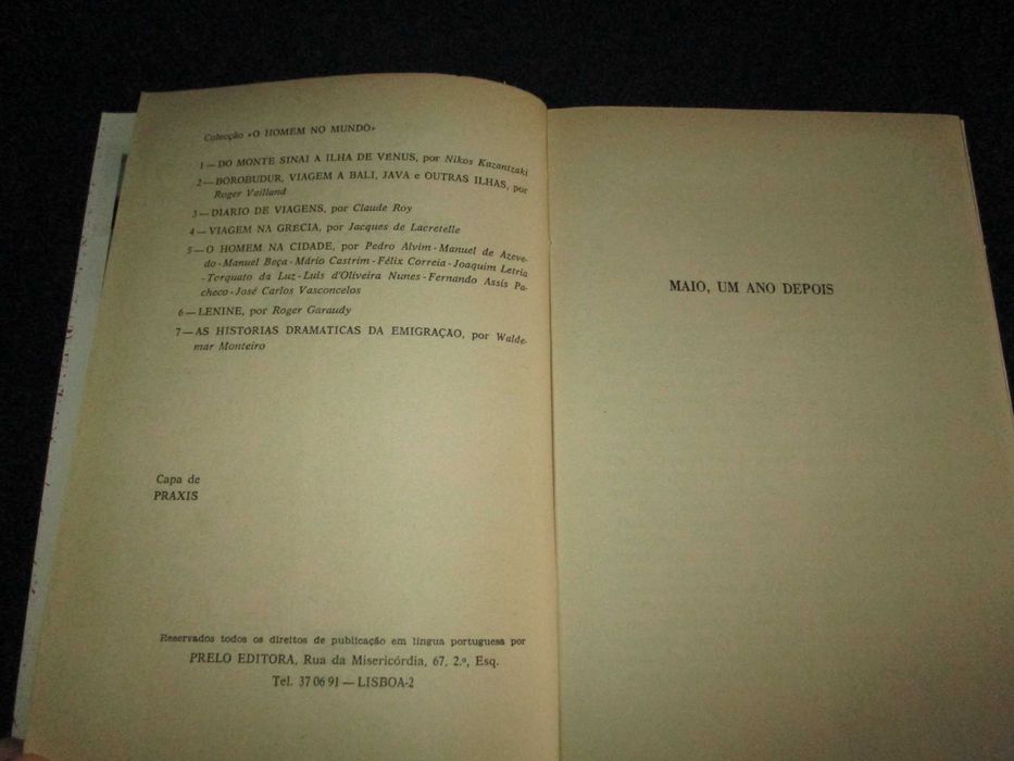 Livro Revolução Meu amor Maria Antónia Palla 1ª ed Prelo