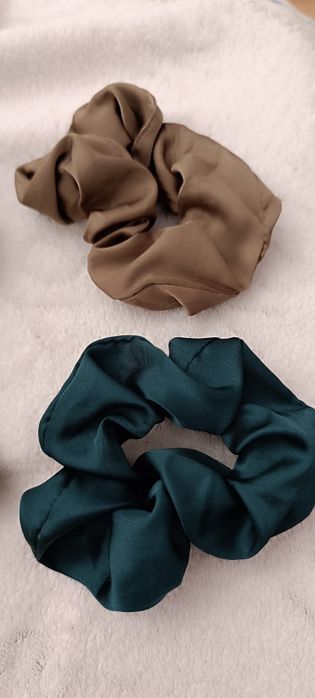 Conjunto de 4 Scrunchies de Chiffon Neon Vintage