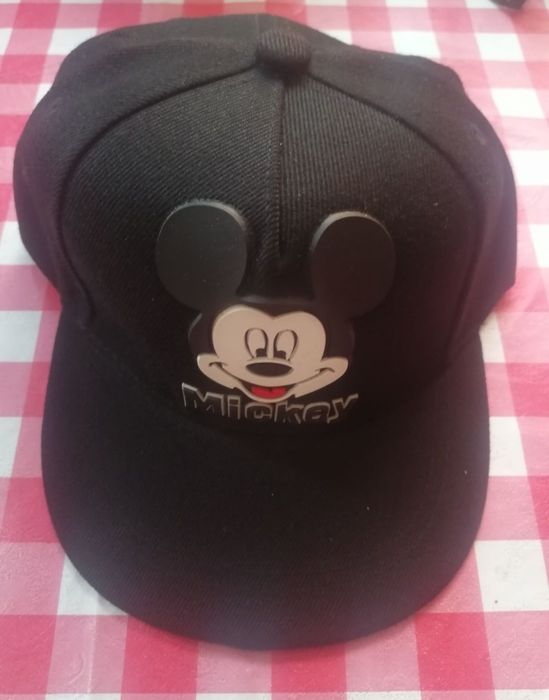 Czapeczka z daszkiem Mickey Mouse Myszka Miki szara