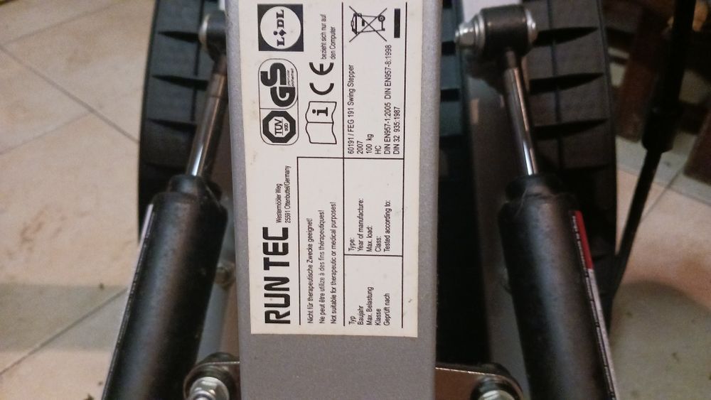 Stepper com LCD e elasticos