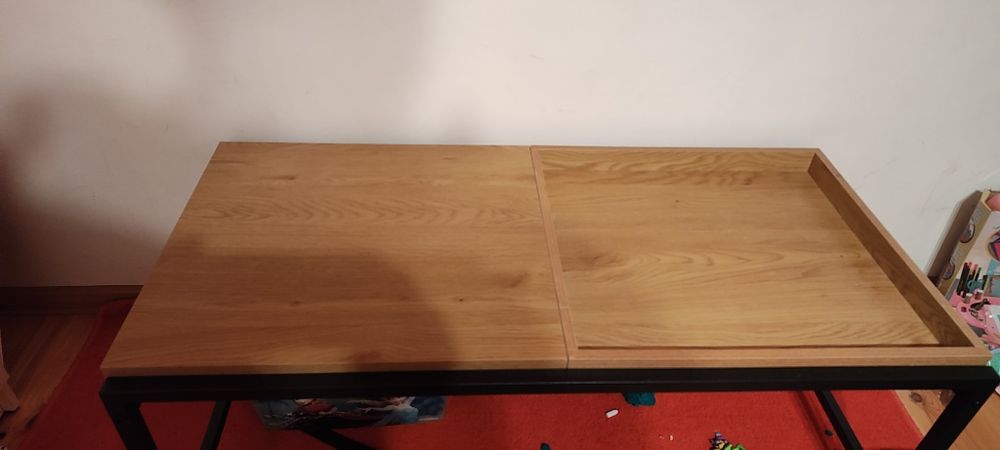 Używany ładny  loftowy stolik kawowy 100 x 50 x 40