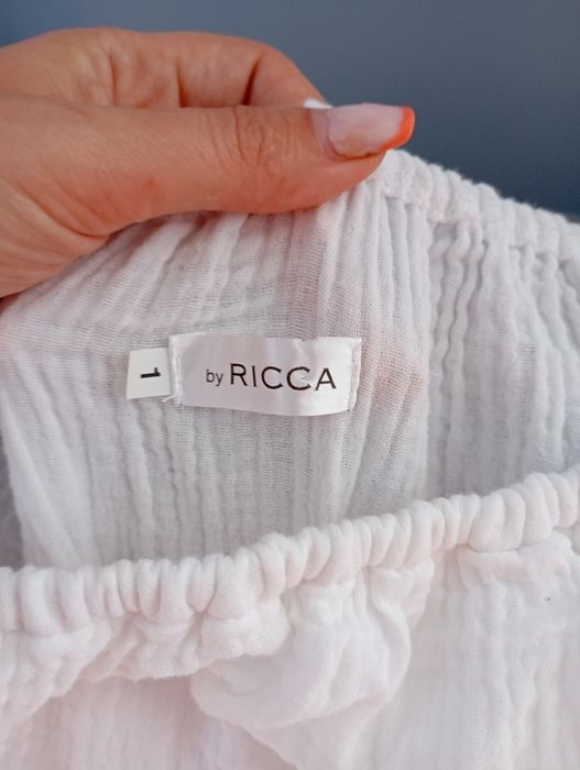 Nowy bez metki biały kombinezon letni butik