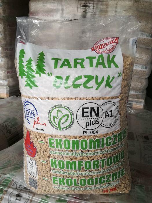 Pellet Olczyk oryginalny, certyfikowany, worki 15 kg - MOŻLIWA DOSTAWA