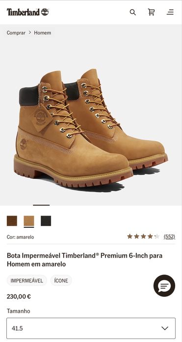 Botas Timberland Premium 6 - Inch ORIGINAIS