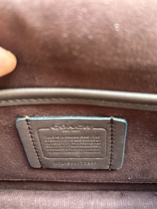 Чорна сумка coach