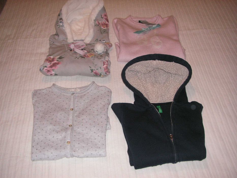 Casaco Zara, Sweat Benetton e Camisola / Sweat Lanidor