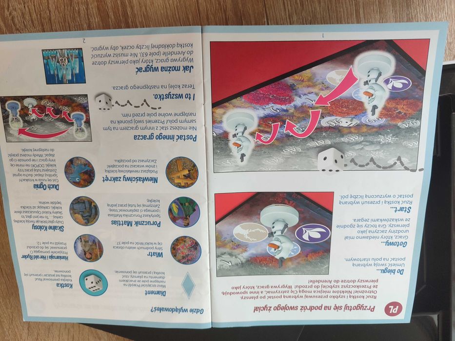 Home sprint Frozen II, gra planszowa 4+