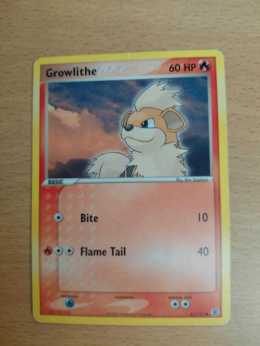 Pokemon Card - Growlithe 60 HP