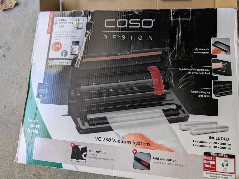 zgrzewarki próżniowej Caso VC 250 Vacuum System.