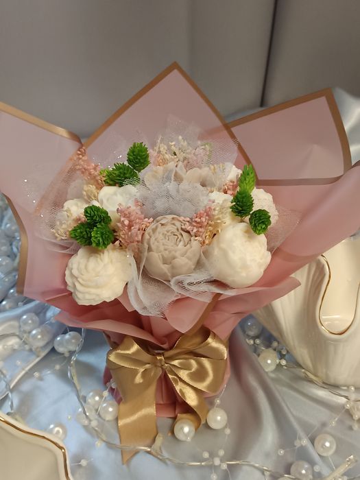 Bukiet z wosku sojowego