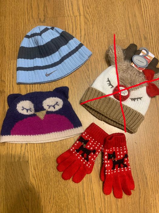 Теплые шапки Nike  New Look   Next  шарф перчатки