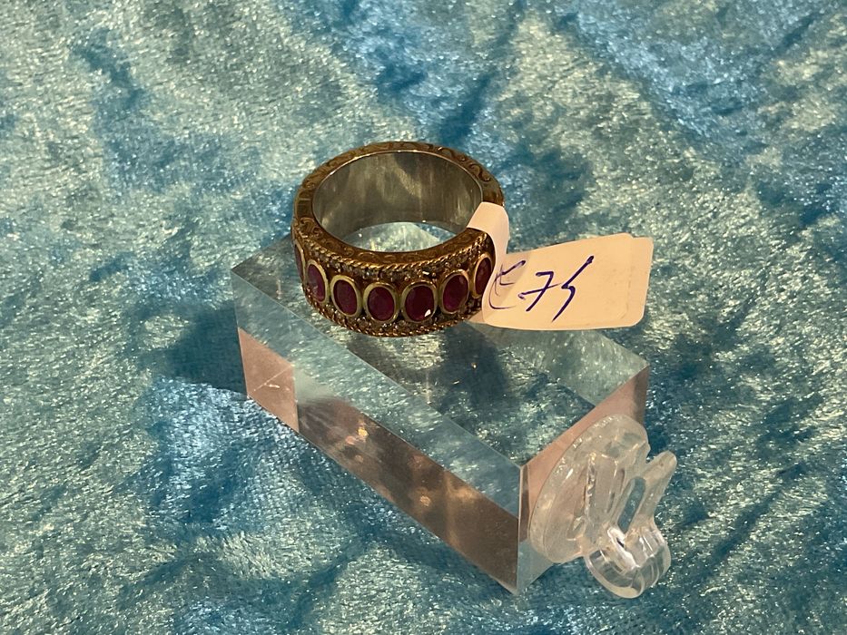 Anel aliança prata 925 banho ouro t,18