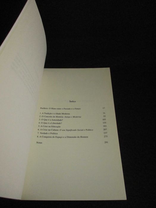 Livro Entre o Passado e o Futuro Hannah Arendt