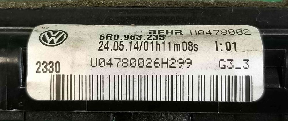 Resistência sofagem VW POLO V 6R0963235 (OEM)