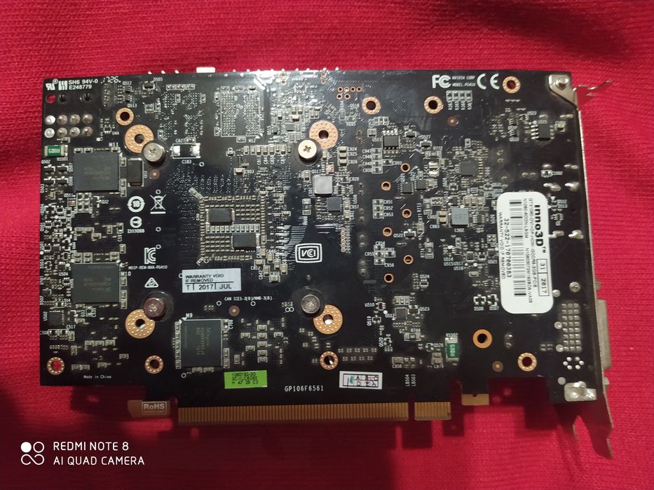 Видеокарта Asus GTX 950 2GB Inno 3d 1060 3GB DDR5