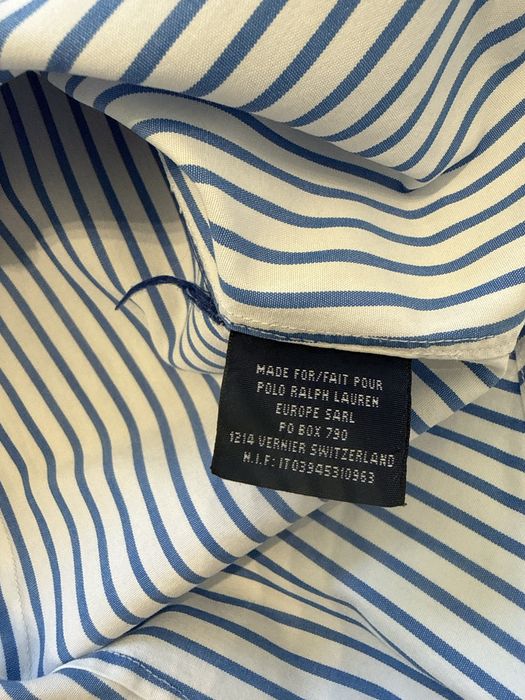 Ralph Lauren women’s shirt cotton striped logo casual