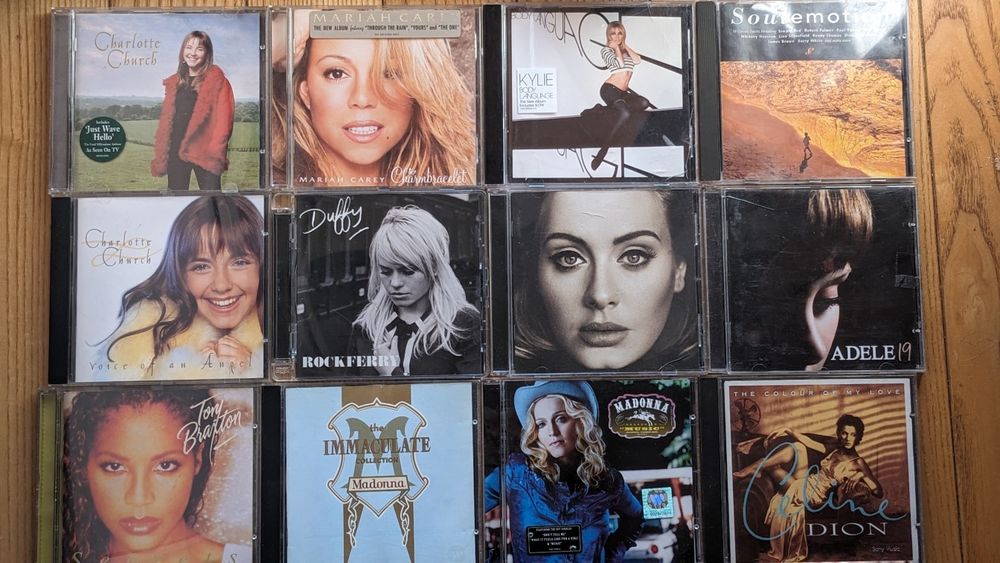 CD диски Madonna Mariah Carey Kylie Minogue Doris Day Paloma Faith
