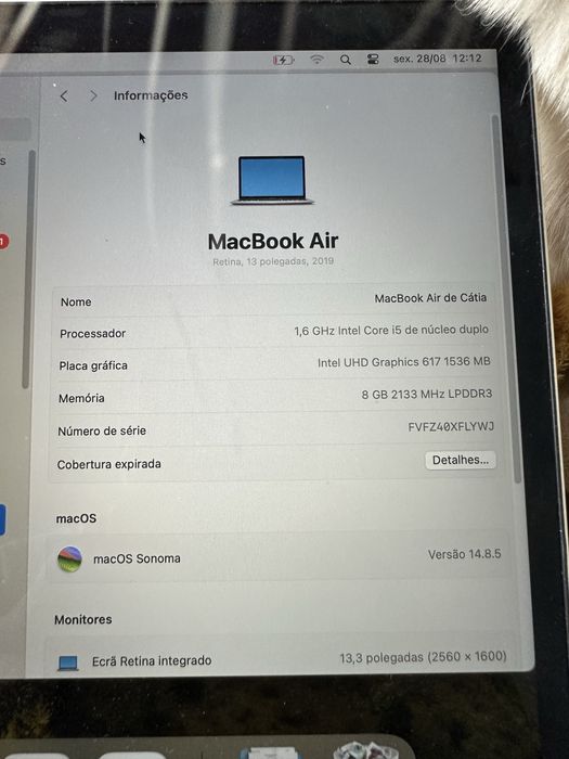 Macbook Air Retina 2019
