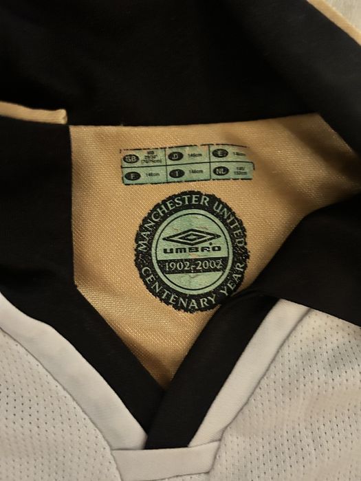 Manchester United 2001 - 2002 Centenary away third shirt jersey Umbro