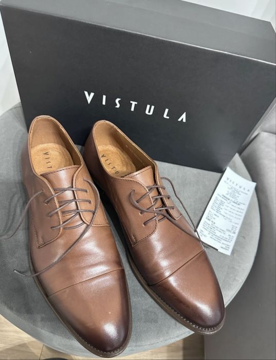 Skórzane buty Vistula