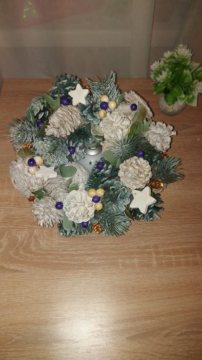 Новорічний вінок.