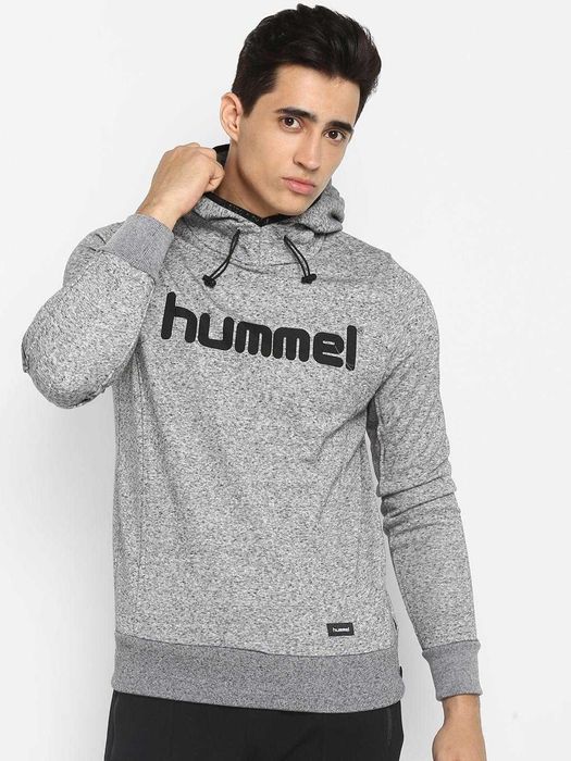 HUMMEL Bluza Sportowa Męska z kapturem M Oryginalna Bawełna