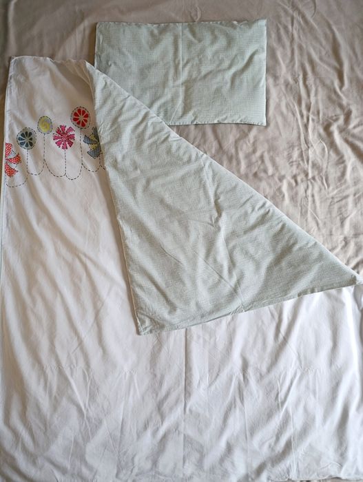 Дитяча постіль 110×118 см, наволочка 53×33, якісна бавовна, яскравий