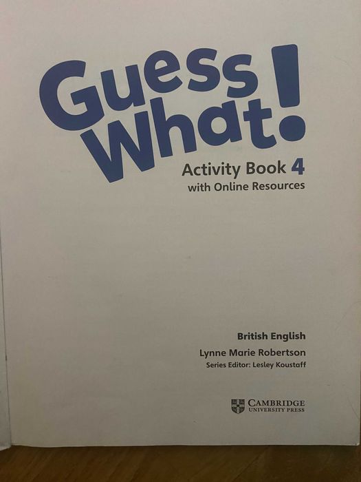 Guess What 4º ano Cambridge Activity book