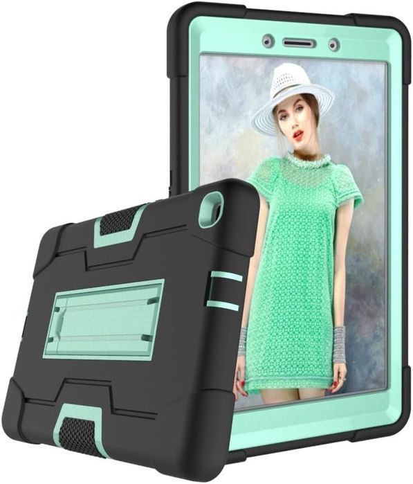 Etui do Samsung Tab A7 lite 8.7” Pancerne z Podstawką Czarne
