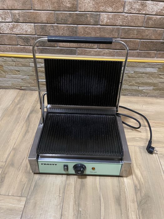 Гриль контактний Frosty SP-1C1 верх рифлений / низ рифлений