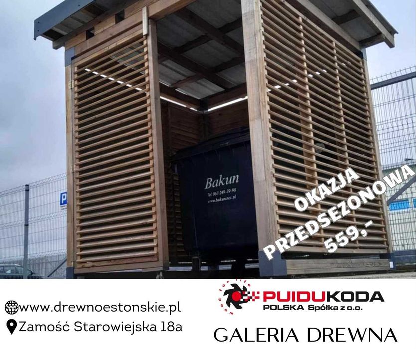 PANEL OGRODZENIOWY ARIFI 1800X1800 impregnowany metodą DURAPIN