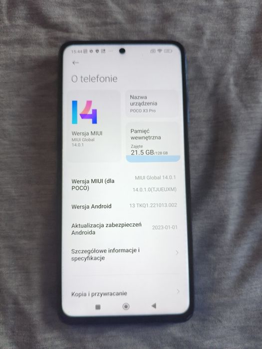 Sprzedam telefon Poco x3 pro używany