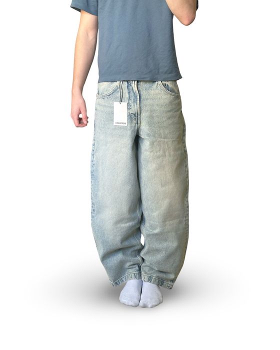 Джинси Бершка Super Baggy Jeans Skater Широкі джинси bershka беггі