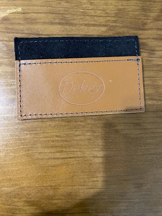 Carteira para cartão de crédito em pele genuína