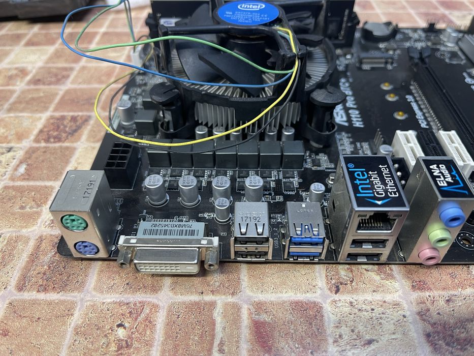 Акція!!! Asrock H110 Pro BTC+ процессор G3900