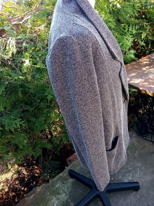 szara marynarka dłuzsza oversize