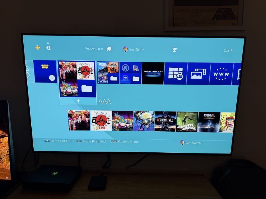 Playstation 4 500 gb com comando