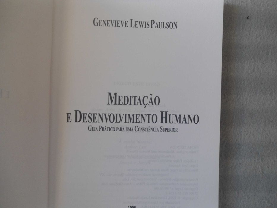 Meditação e Desenvolvimento Humano por Genieve Lewis Paulson