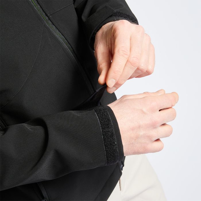 Casaco Softshell Corta-Vento de Vela Homem Sailing 500 Preto