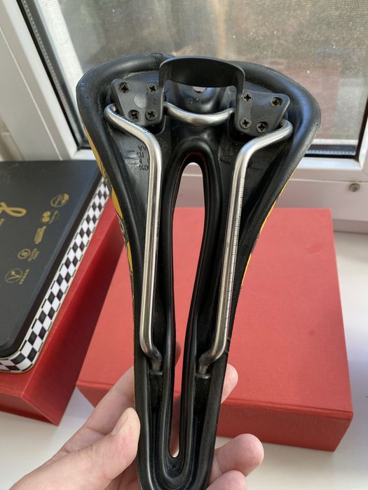 спортивне Сідло Selle SMP X-Ray жовте на гірський мтб велосипед