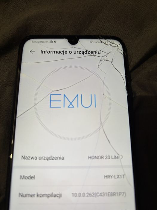 honor 20 lite  czarny 128 gb