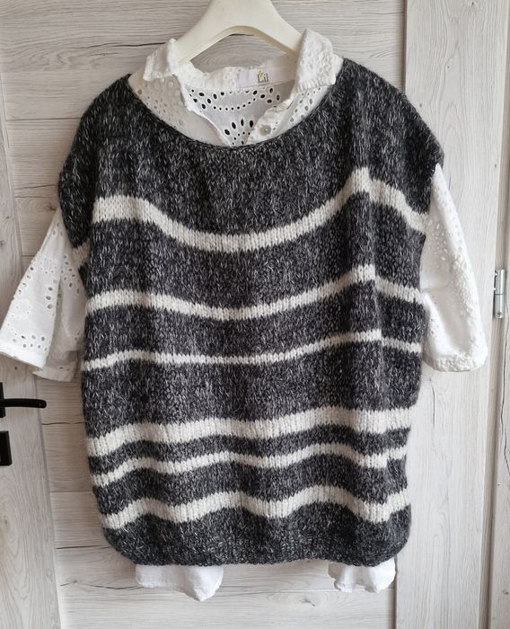 Świetna kamizelka luźna L XL