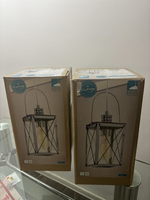 DONMINGTON Lampa wisząca latarnia Vintage