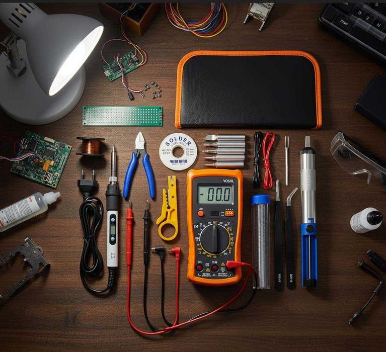Паяльник 80W Набір для пайки з Мультиметр Набор для пайки 200-480C