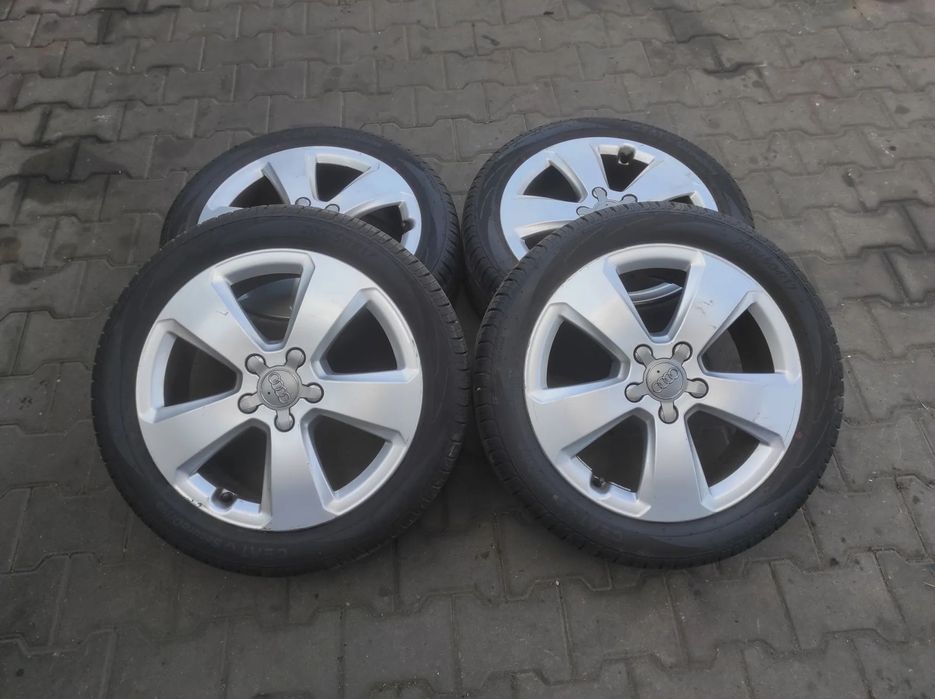 R17 205 50 5X112 FELGI KOŁA ALUFELGI ALUMINIOWE OPONY LETNIE 25 ROK 6J ET48 8V0601025C AUDI A3 8P 8V A4 B5 B6 B7 SKODA OCTAVIA 2 3 SUPERB 1 2 3 VW GOLF 5 6 JETTA KOMBI PLUS HB TOURAN CADDY EOS SIROCCO SEAT LEON 2 ALTEA TOLEDO 3 ALTEA XL KOMPLET WYSYŁKA !!