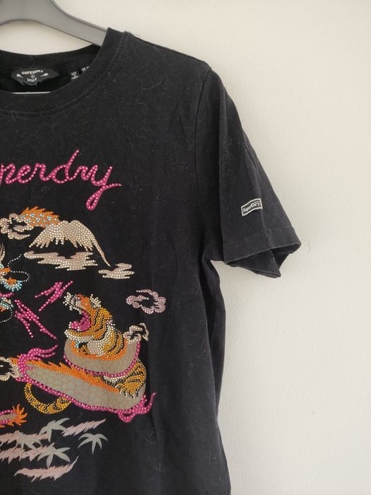 Футболка Superdry дракон и тигр