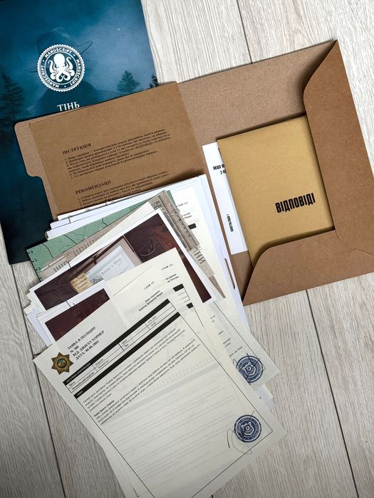 Детективна настільна гра «Тінь Гластенбері» від Manuscript