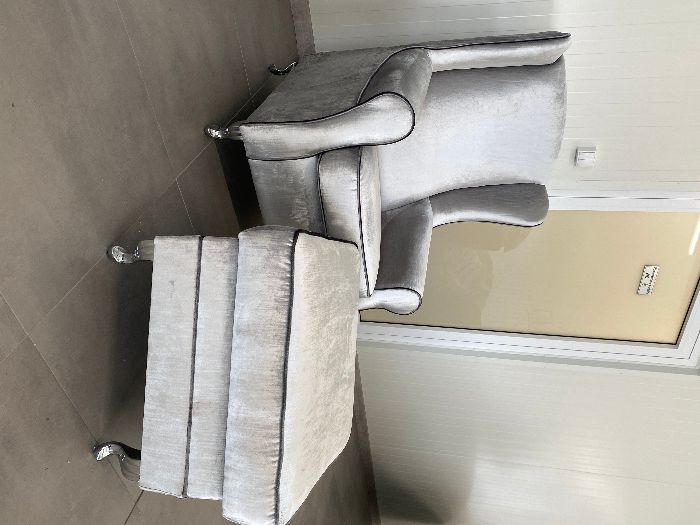 Fotel Uszak, styl glamour,plusz,butelkowa zieleń, producent